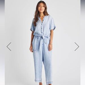 Splendid Bleached Indigo Ray Jumpsuit